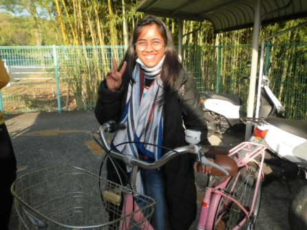 留学生への中古自転車交付