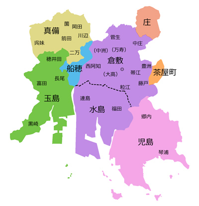 倉敷市域図
