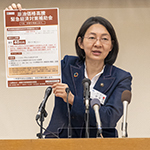 写真：令和4年度5月倉敷市長定例記者会見の様子