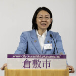 写真：令和7年度8月倉敷市長記者会見の様子