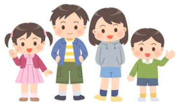 イラスト：こどもたち