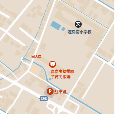 連島南子育て広場の周辺地図