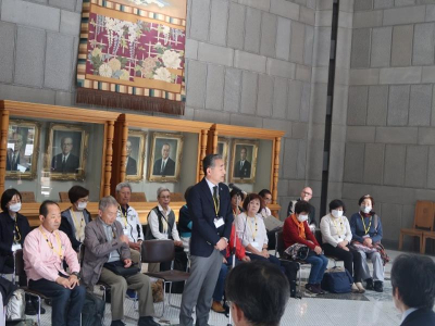 写真：出発式の様子1
