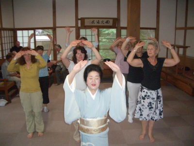 写真：圓通寺で日本文化体験5