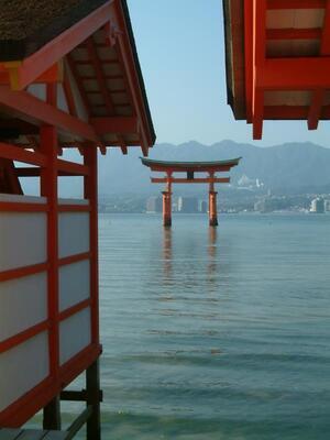 写真：広島・宮島見学