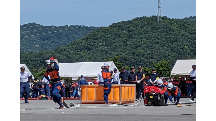 小型ポンプ操法