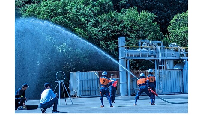 小型ポンプ操法