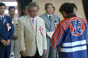 写真：表彰式