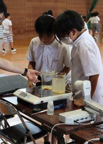 写真：実験の様子
