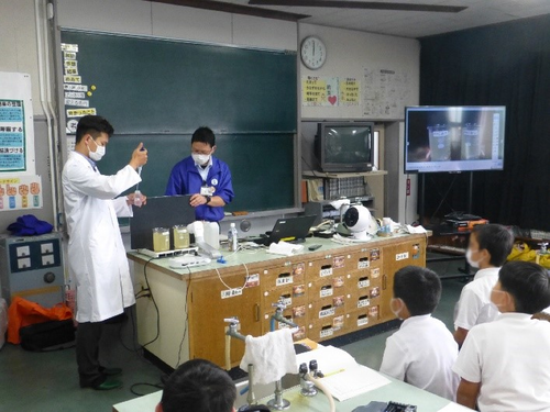 写真：実験の様子