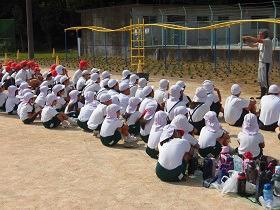 写真：旭丘小学校植栽の様子2