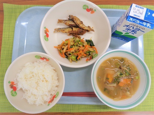 写真：第1回試食会　献立