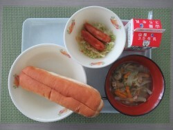写真：小学校献立2024年8月29日