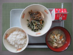 写真：献立2024年9月30日