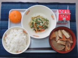 写真：献立2023年12月1日
