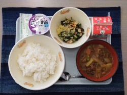 写真:中学校献立2024年1月24日