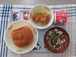 写真:中学校献立2024年1月25日