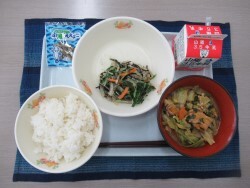 写真:中学校献立2024年1月31日