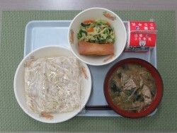 写真:小学校献立2024年3月6日