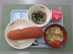 写真:中学校献立2024年3月14日