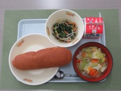 写真:小学校献立2024年3月14日