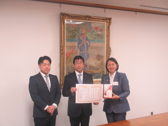 写真:令和7年11月19日寄附採納式