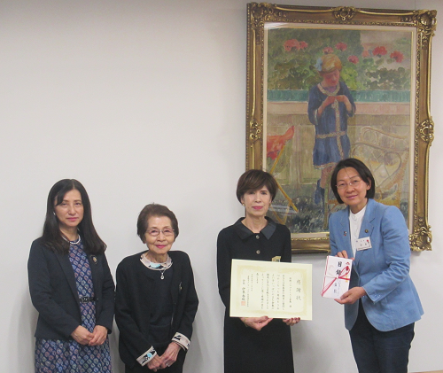 写真：令和5年11月7日寄附採納式