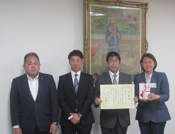 写真：令和5年10月12日寄附採納式