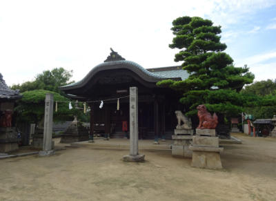 写真：祇園神社の奉納物