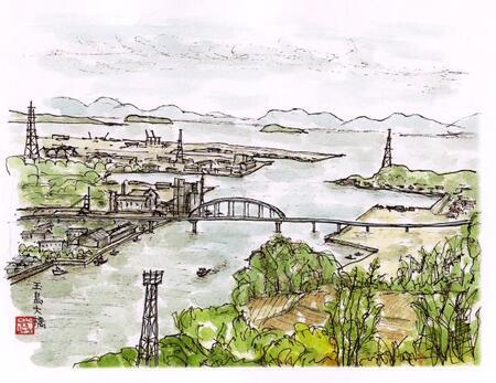 イラスト：玉島大橋