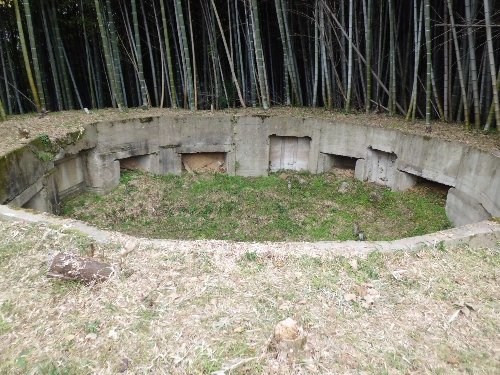 写真：高射砲台跡1