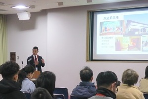 報告者の下浦隼一さんの写真