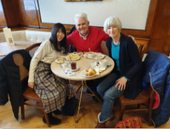 エトヴィン姉妹都市委員会会長夫妻と