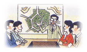 イラスト：基本構想の策定（公共施行）