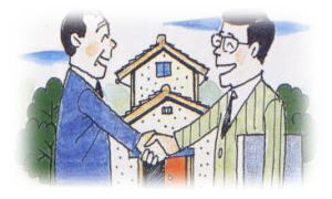 イラスト：清算金の徴収と交付（公共施行）