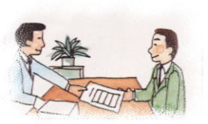 イラスト：換地処分（組合施行）