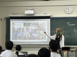 写真：通学体験の様子1