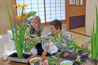 写真：華道体験