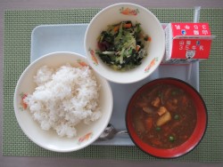 1月22日献立写真(小学校)