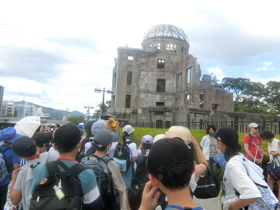 広島平和大使の様子