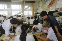 通学体験の様子