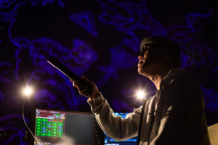 プラネタリウムショーの写真