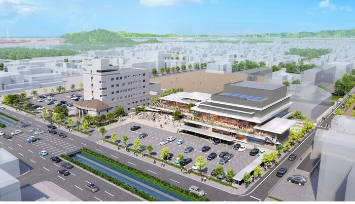 水島市民交流センター全景