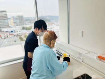 写真：実践的訓練