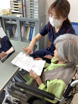 写真:口の体操