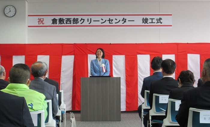挨拶をする伊東市長の写真