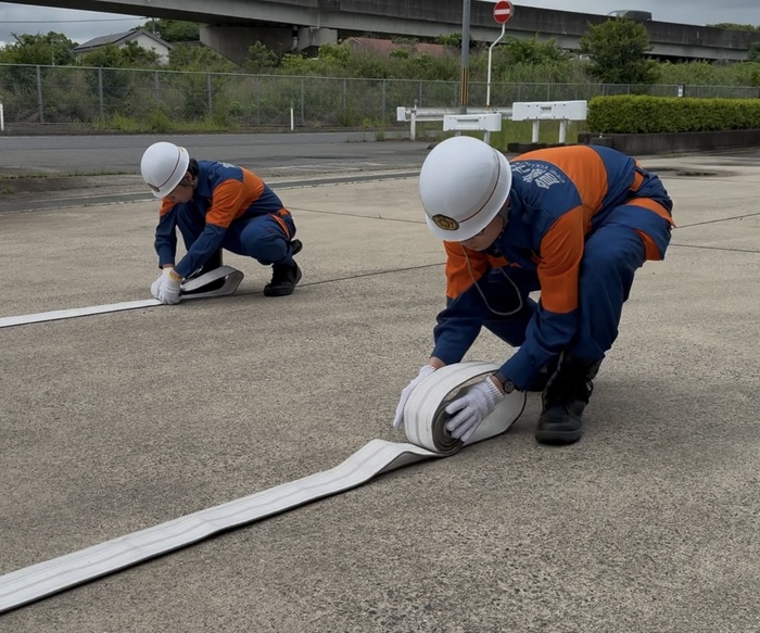 二重巻ホース作成