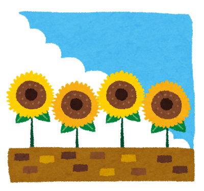 あじさいとカタツムリのイラスト