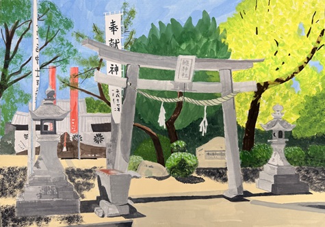 絵画：そう神社