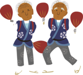 素隠居イラスト